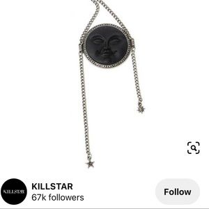 dreaming moon necklace 🌚🌙 like new!